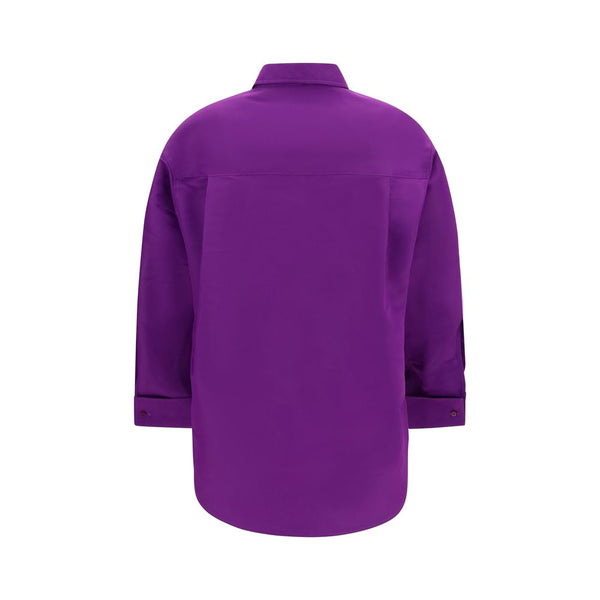 Balenciaga Purple Cotton Shirt