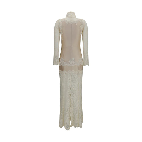 Rabanne Beige Polyamide Long Dress