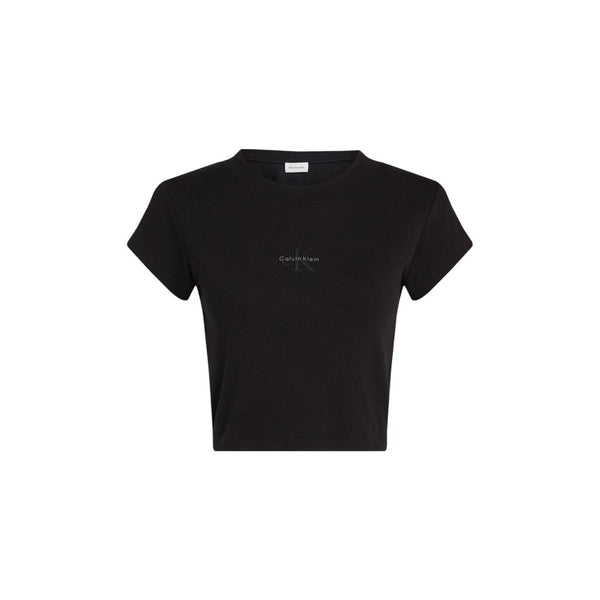 Calvin Klein Jeans Black Cotton T-Shirt