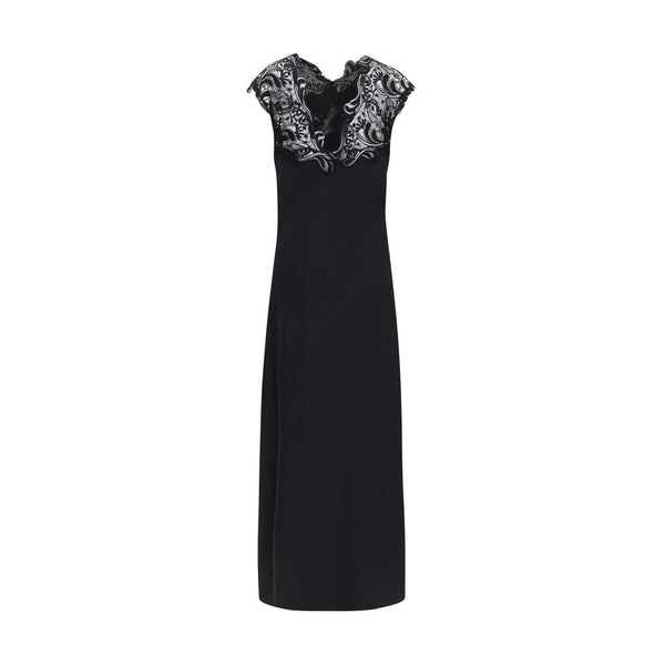 Ferragamo Black Silk Cocktail Dress