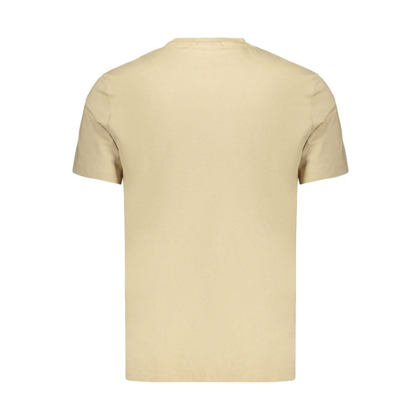 Calvin Klein Beige Cotton Men's T-Shirt