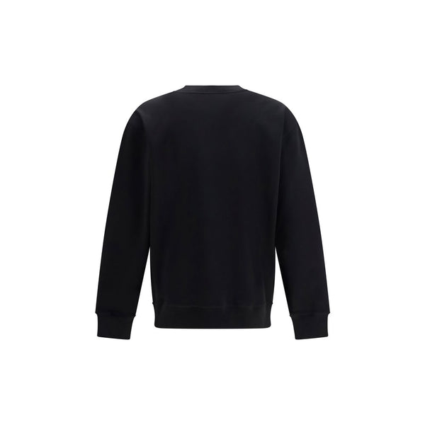 Balmain Black Cotton Sweatshirt