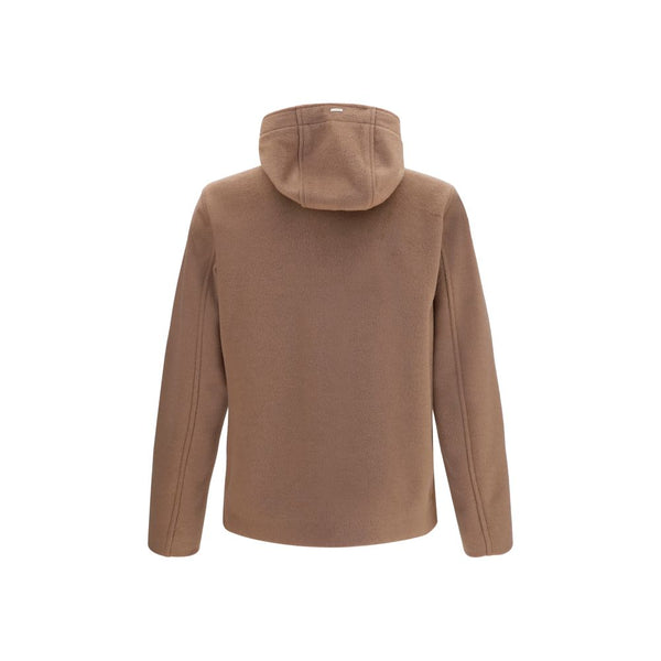 Herno Brown Polyester Full-Length Jacket