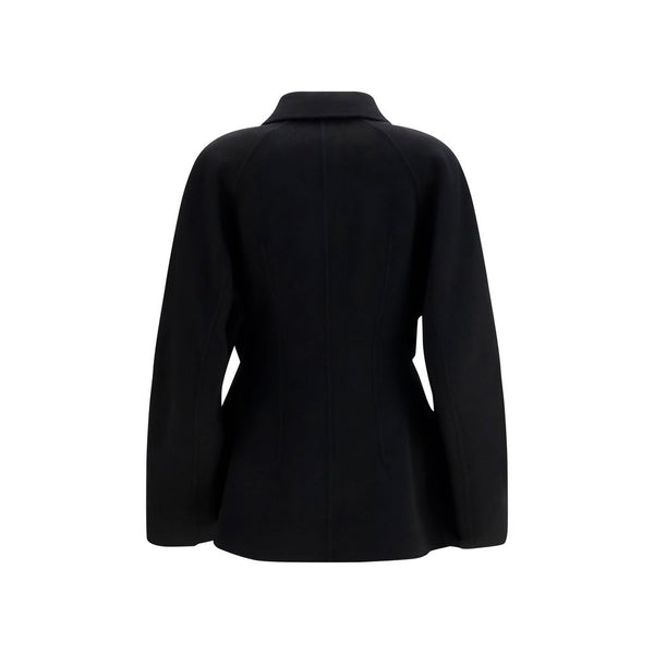 Rohe Black Wool Oves Aries Full-Length Jacket