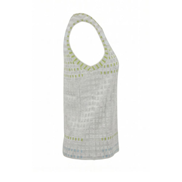 Malo Grey Silk Women Sweater