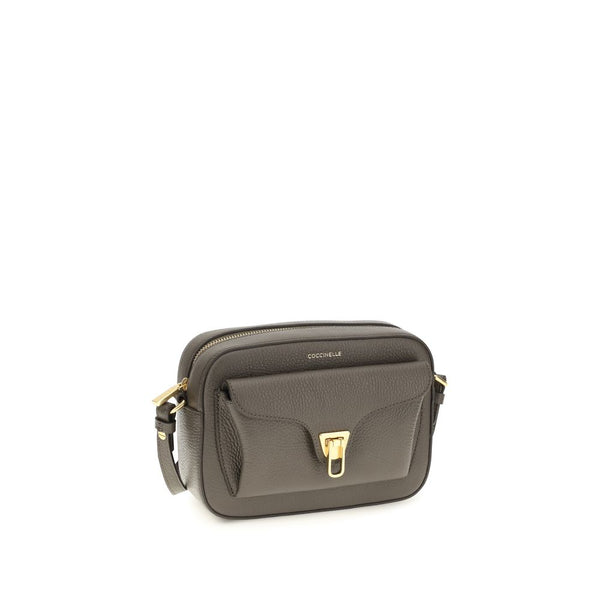 Coccinelle Brown Calf Leather Bos Taurus Shoulder Bag