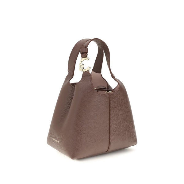 Coccinelle Brown Calf Leather Bos Taurus Handbag