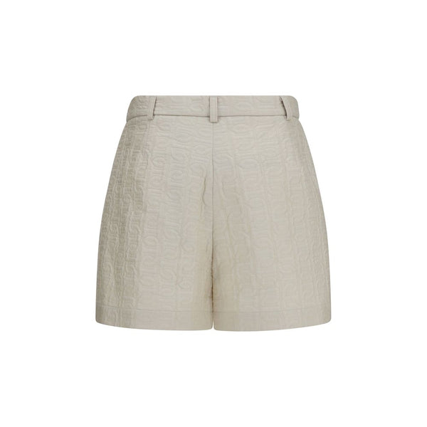 Moncler Beige Polyamide Bermuda Shorts