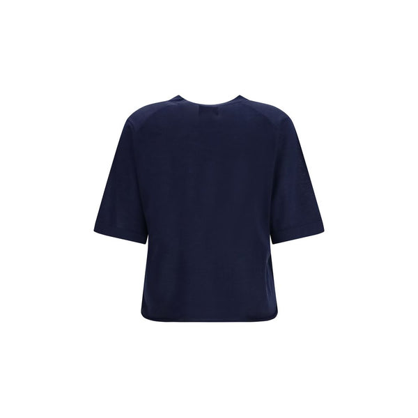 Loulou De Saison Blue Cashmere T-Shirt
