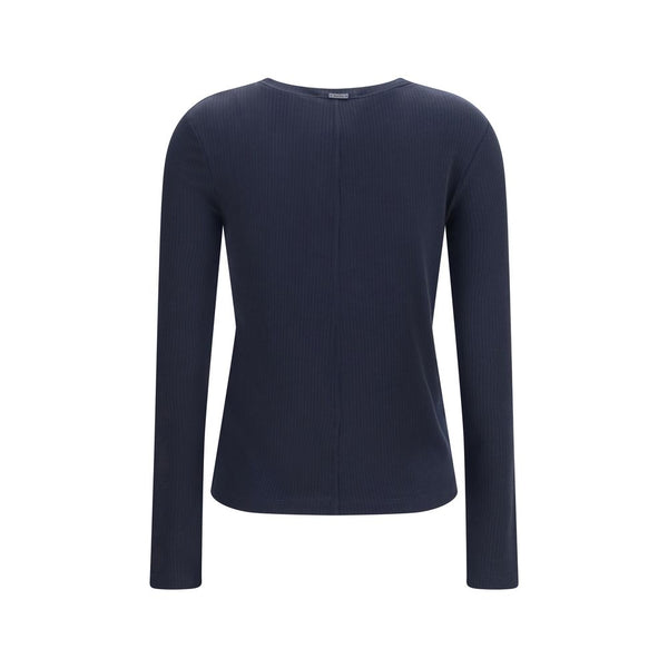 Max Mara Blue Lyocell Sweatshirt
