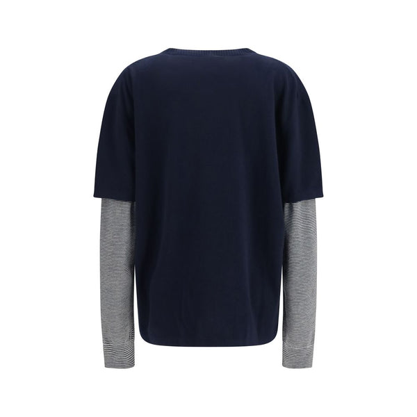Miu Miu Blue Wool Oves Aries Sweatshirt