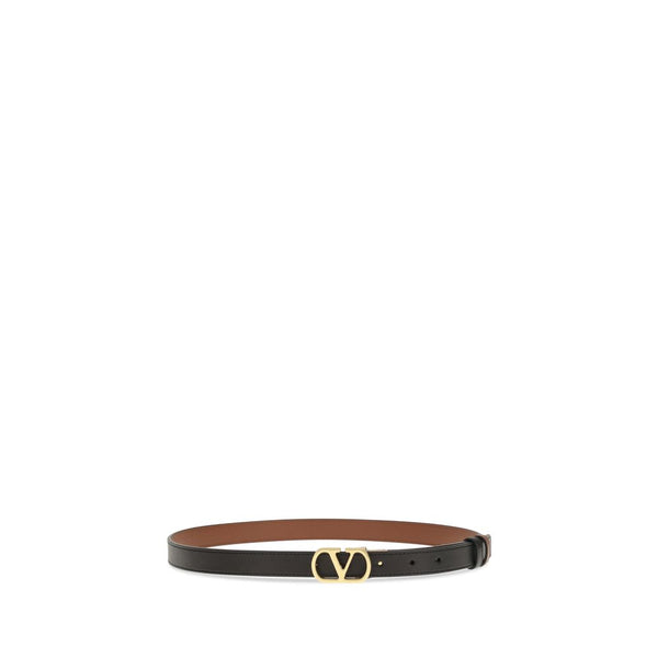 Valentino Garavani Black Lamb Ovis Aries Regular Belt