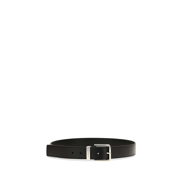 Givenchy Black Calf Leather Bos Taurus Regular Belt