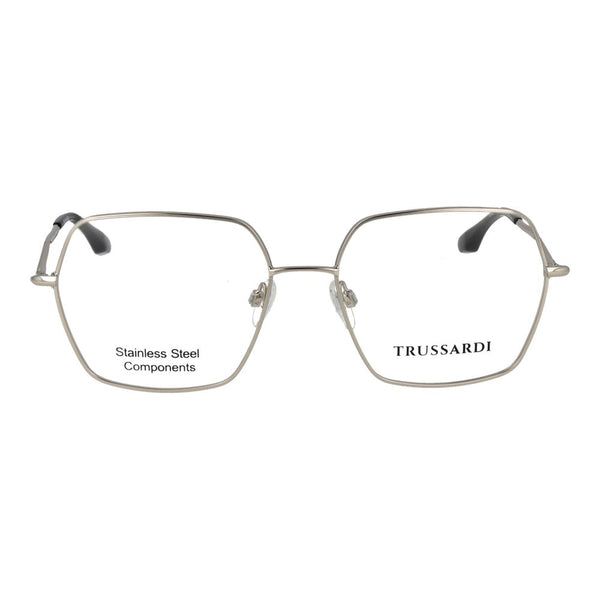 Trussardi Silver Stainless Steel Glasses (Frames)