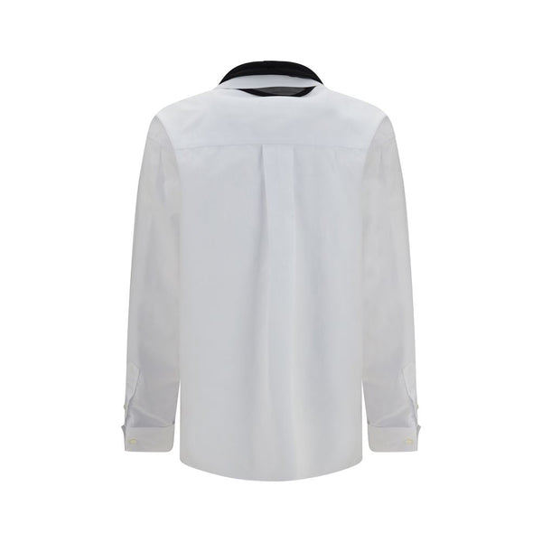 Sacai White Polyester Dress Shirt