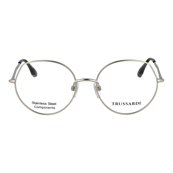 Trussardi Silver Stainless Steel Glasses (Frames)