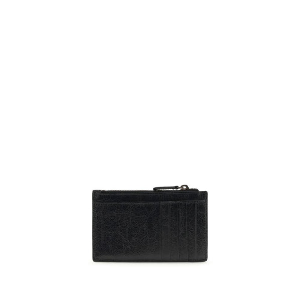 Balenciaga Black Lamb Ovis Aries Aries Wallet