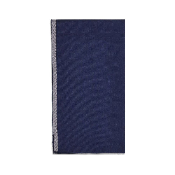 Brunello Cucinelli Blue Cashmere Scarf