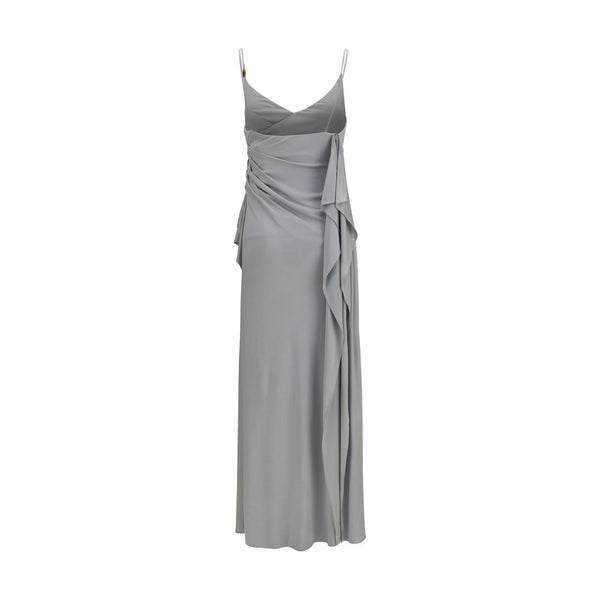 Versace Gray Viscose Casual Dress
