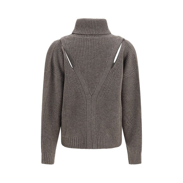 P.A.R.O.S.H. Beige Wool Oves Aries Sweatshirt