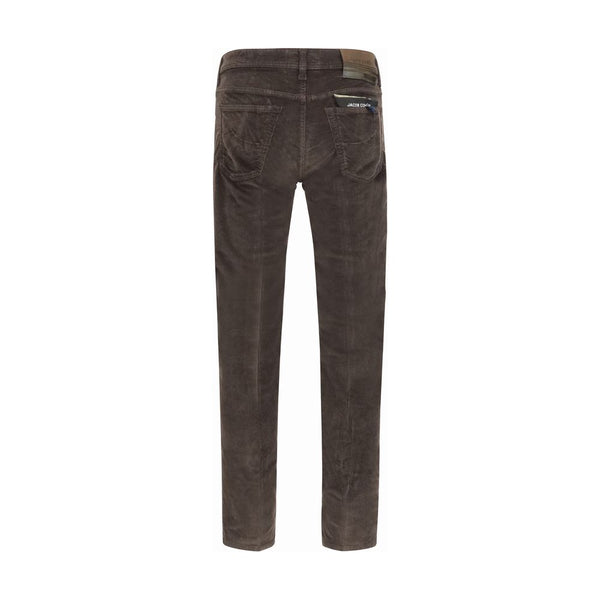 Jacob Cohen Brown Cotton Casual Pants