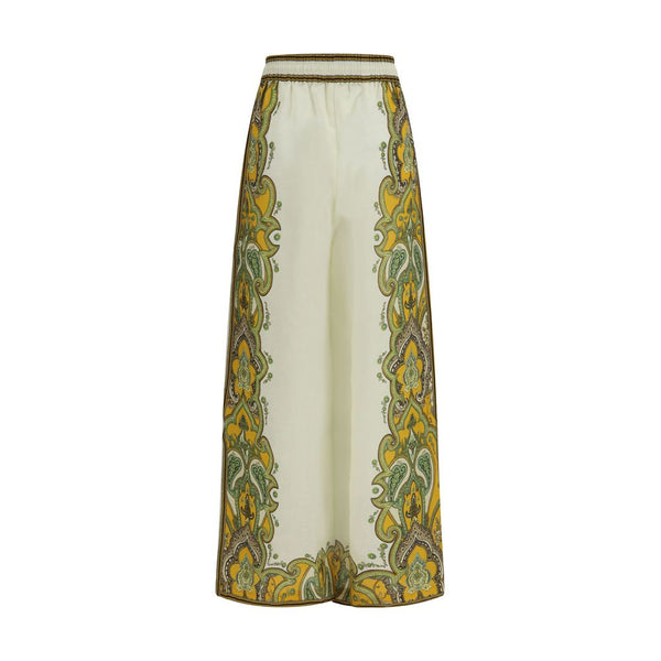 Alemais Beige Linen Casual Pants