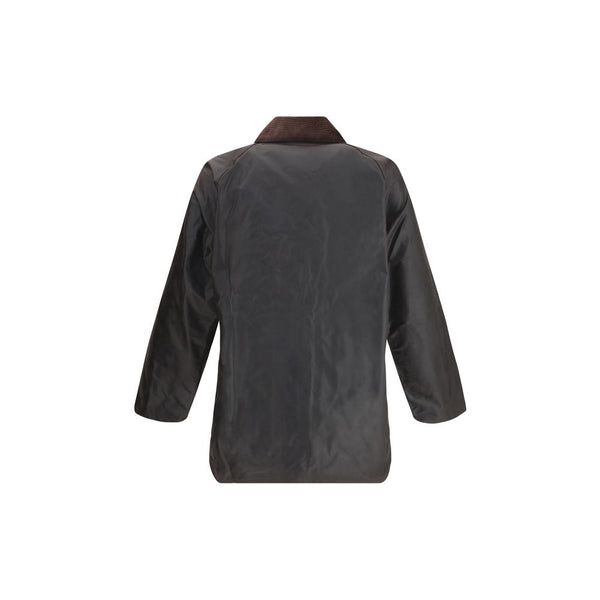 Barbour Black Cotton Full-Length Jacket