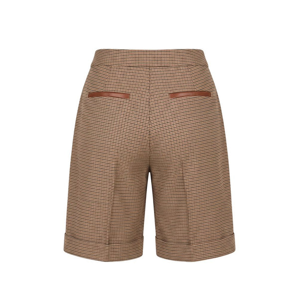 Trussardi Jeans Brown Viscose Women Shorts