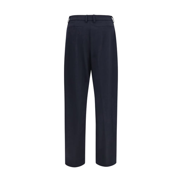 The Latest Blue Polyester Dress Pants