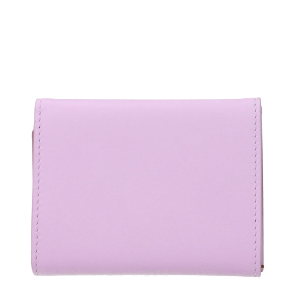 Jil Sander Pink Leather Wallet