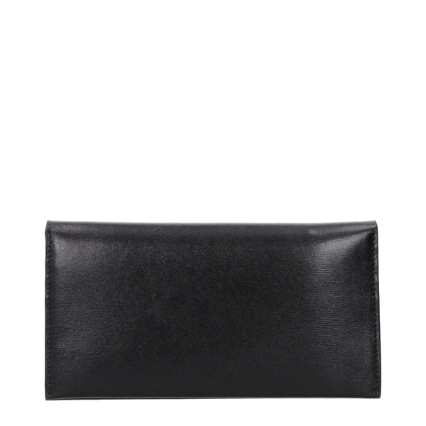 Jil Sander Black Leather Wallet