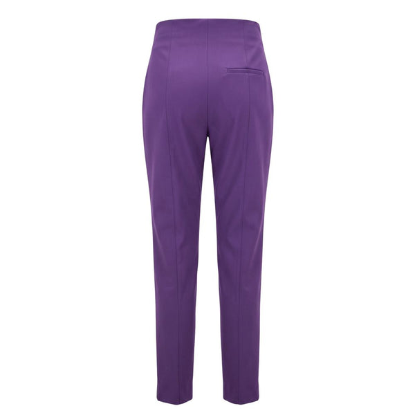 Trussardi Jeans Purple Viscose Women Pants