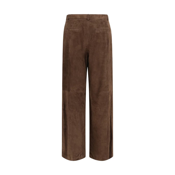 Arma Brown Leather Pants