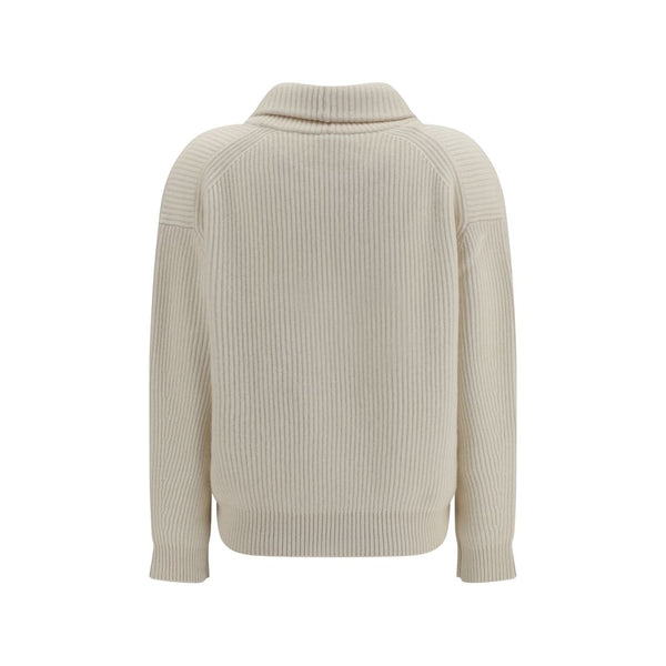Forte_Forte White Wool Oves Aries Cardigan