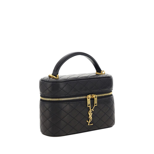 Saint Laurent Black Lamb Ovis Aries Shoulder Bag