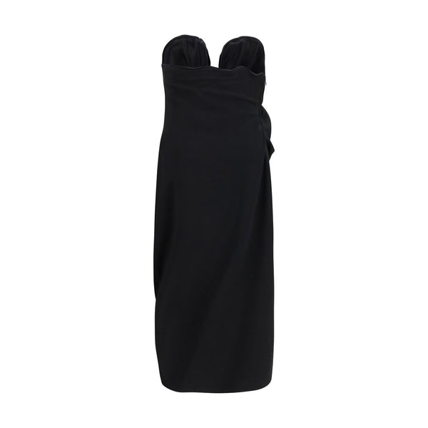 Magda Butrym Black Wool Oves Aries Cocktail Dress