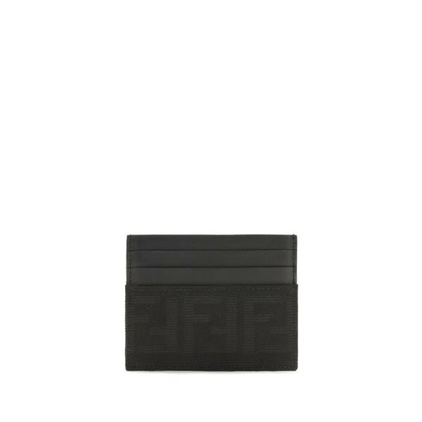 Fendi Black Polyester Wallet