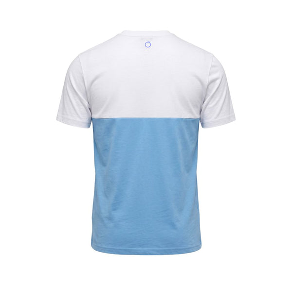 Trussardi Beachwear Light Blue Cotton Men T-Shirt