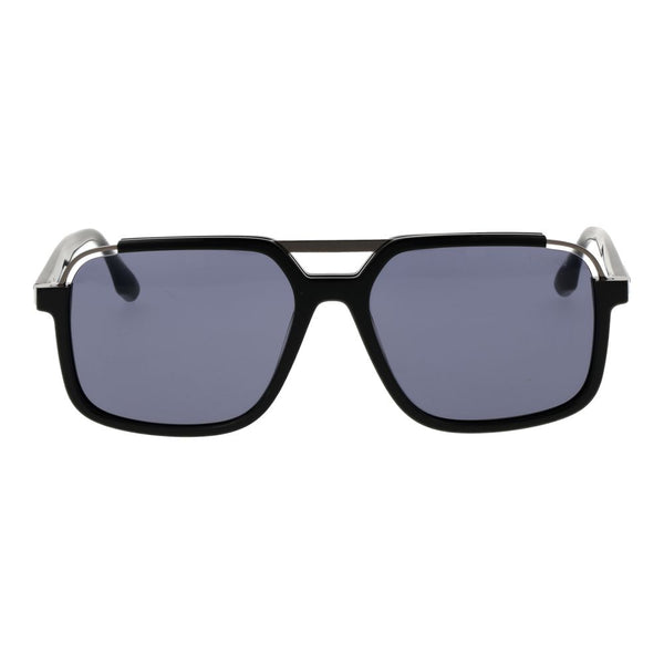 Trussardi Black Acetate & Stainless Steel Sunglasses