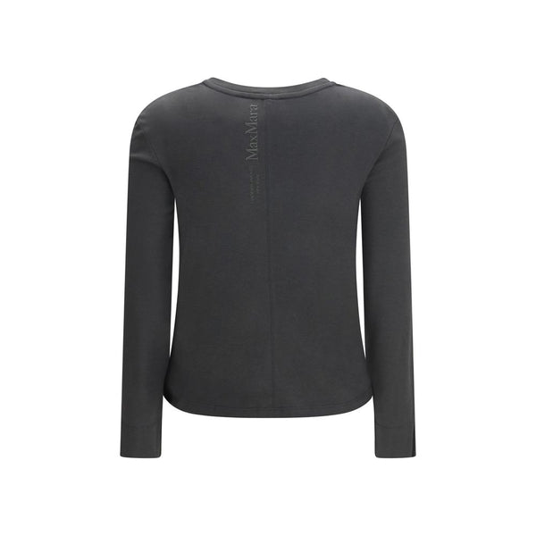 'S Max Mara Gray Cotton Long Sleeve T-Shirt