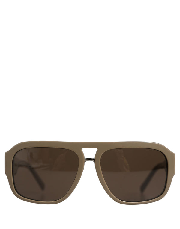 Dolce & Gabbana Khaki DG4403 Acetate Aviator Frame Eyewear Sunglasses