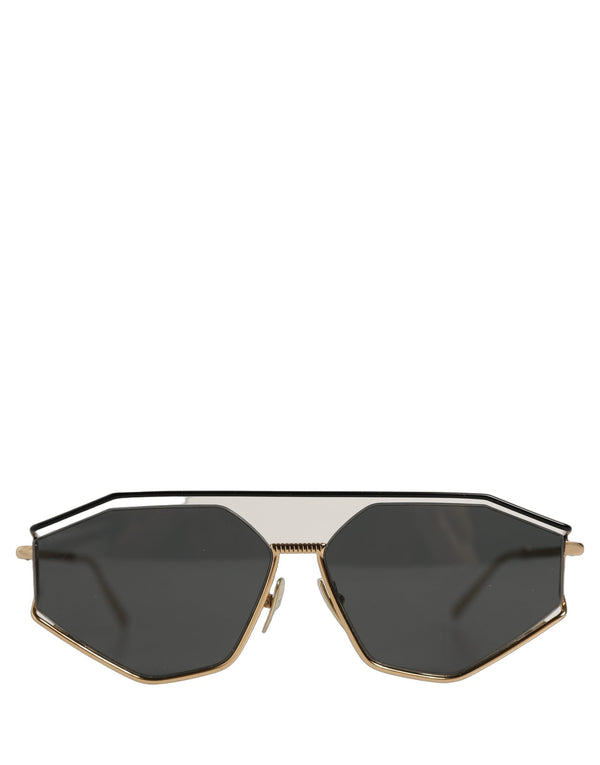 Dolce & Gabbana Gold DG2265 Sartoriale Metal Frame Eyewear Sunglasses