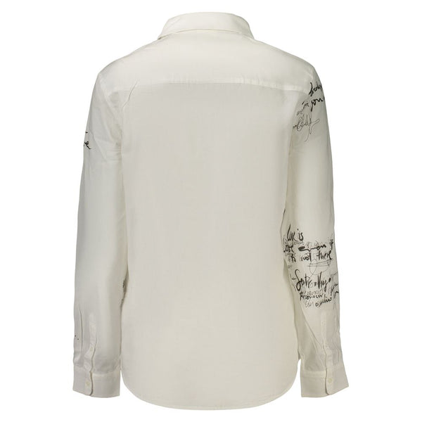 Desigual White Cotton Women's Shirt