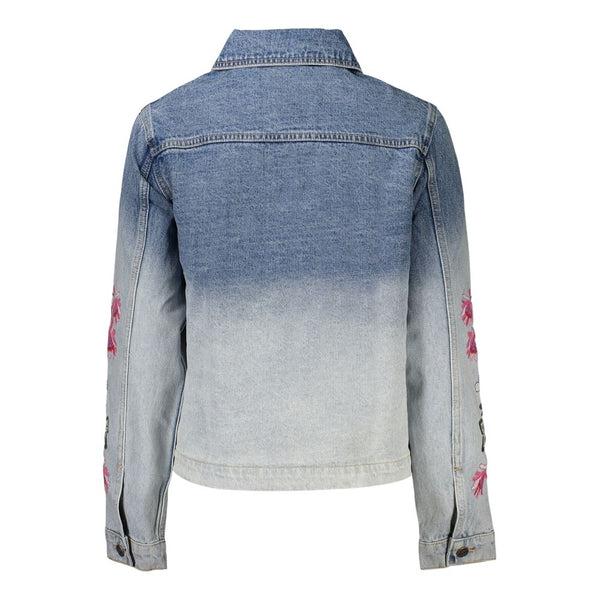 Desigual Blue Cotton Denim Jacket