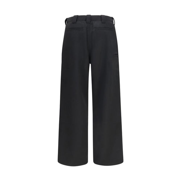 Kenzo Black Wool Oves Aries Chino Pants