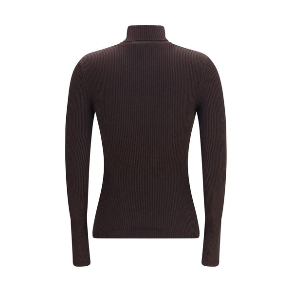 Wolford Brown Wool Oves Aries Turtleneck