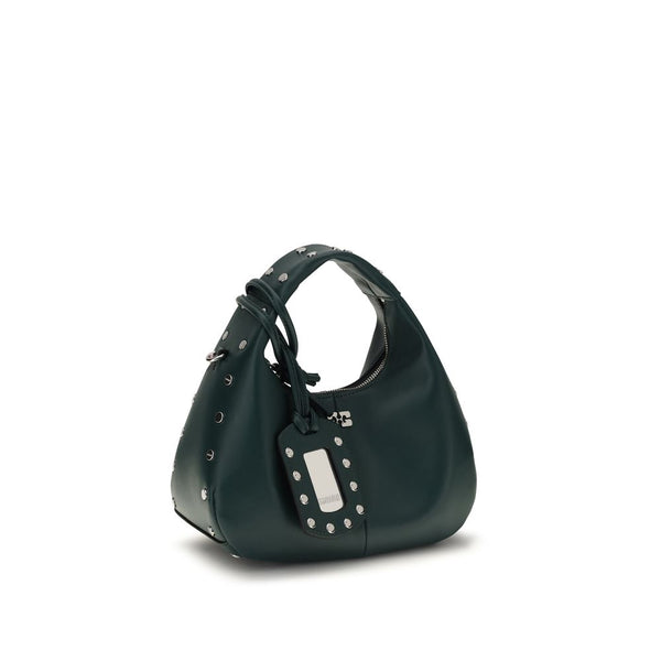 Ganni Bicolor Recycled Leather Handbag