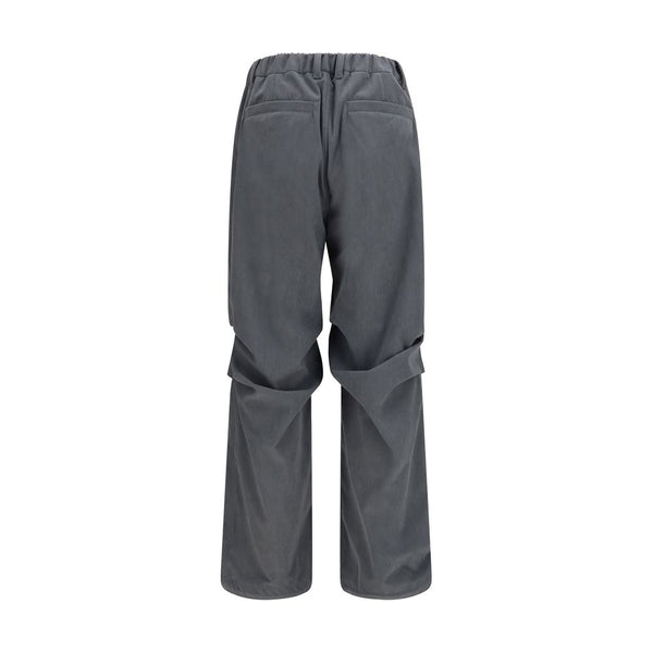 LAMINAR Gray Polyester Casual Pants