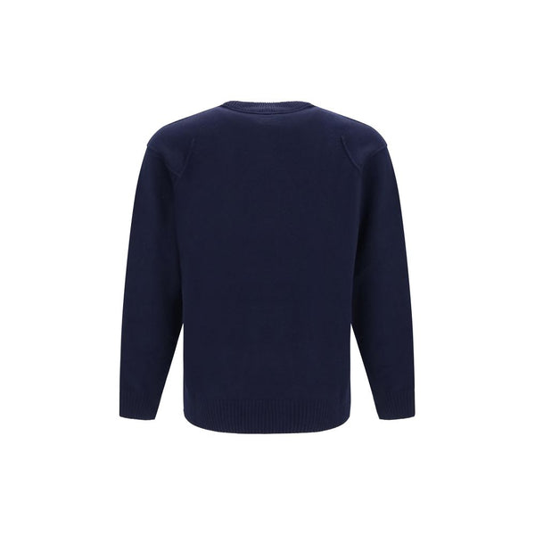 C.P. Company Blue Wool Oves Aries Sweatshirt