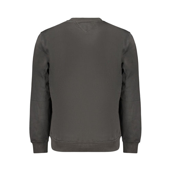 Tommy Hilfiger Black Cotton Men Sweatshirt